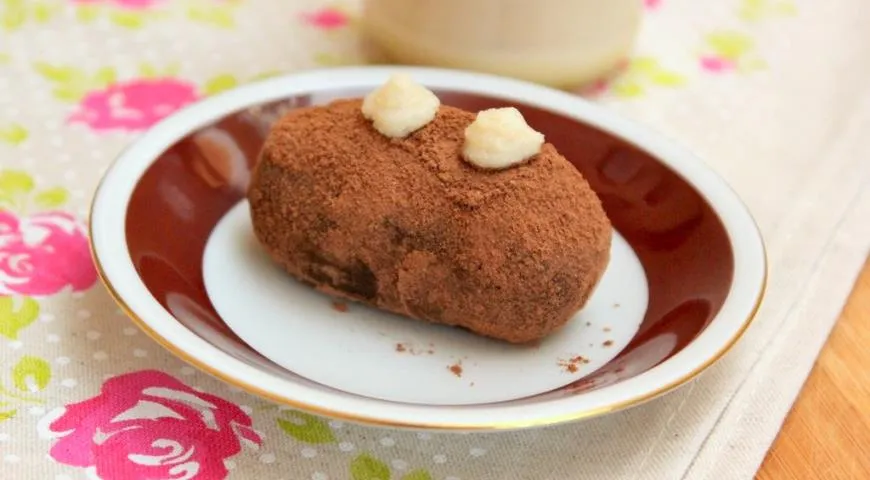 Веганское пирожное «Картошка»