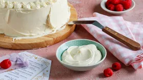 Ганаш на белом шоколаде для выравнивания торта