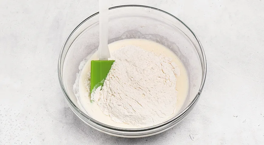 Ленивые беляши на кефире (на сковороде)