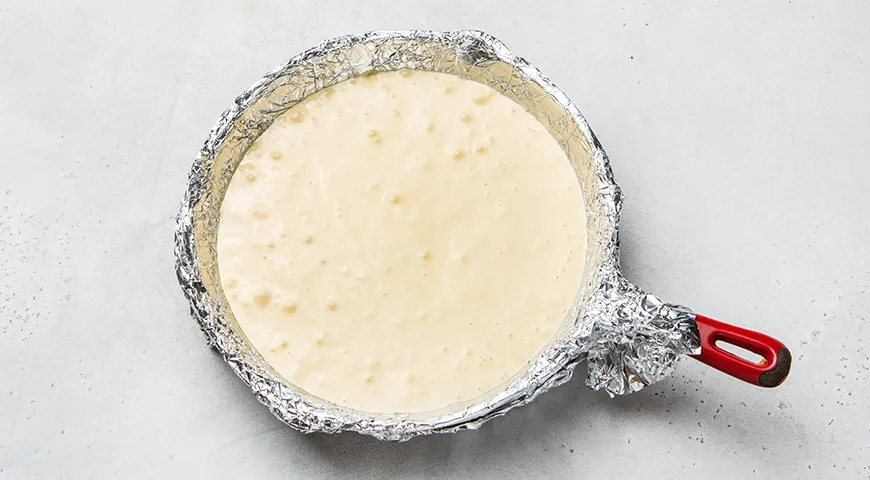 Кекс на сковороде