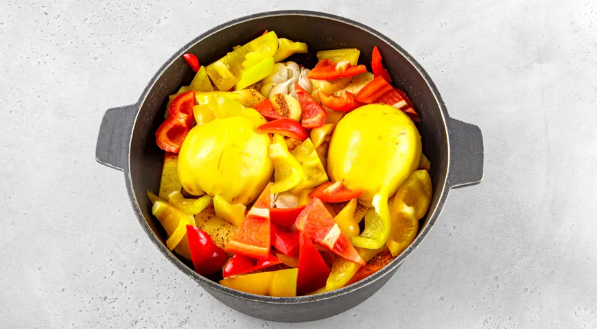 Басма из баранины в казане