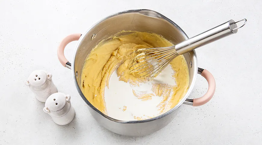 Нежное гороховое пюре со сливками