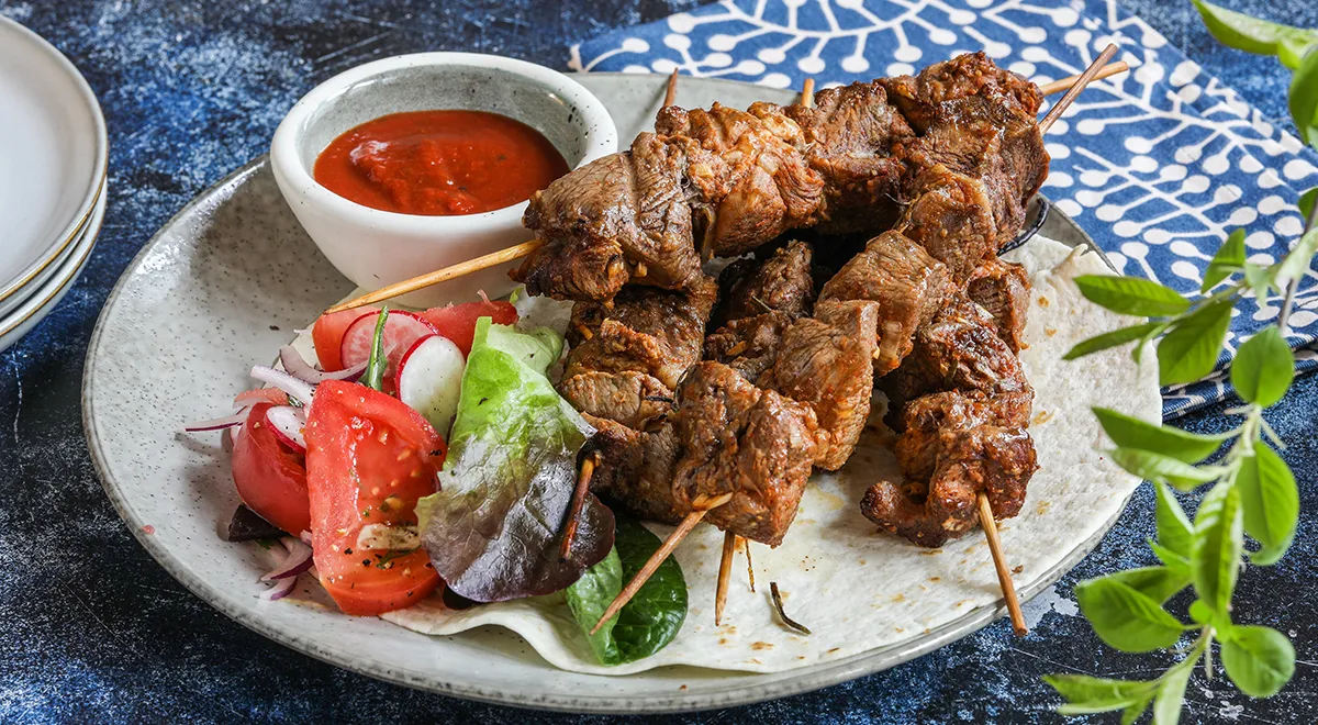 Шашлык из баранины в духовке