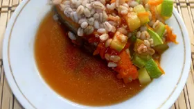 Рецепты с овощами, макаронами и соусом томатным