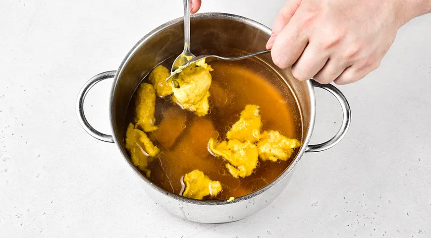 Клецки для супа из муки