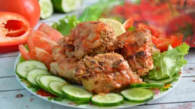 Курица в горчично-лимонном маринаде