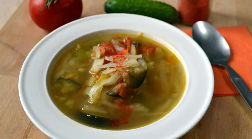 Аппетитный овощной суп
