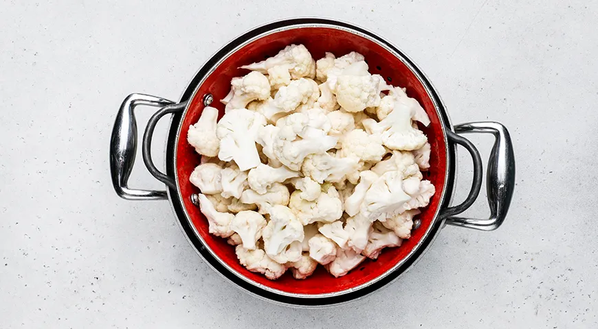 Цветная капуста в сметанном соусе