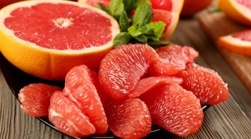 Фрукт с низким гликемическим индексом, грейпфрут помогает контролировать уровень инсулина