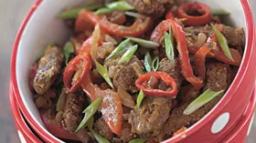 Рецепты с молочной продукцией, мясом и чили