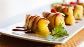 Рецепты с сыром сливочным, фруктами и клубникой