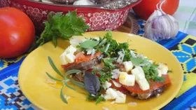 Простые рецепты с баклажаном и рассольными сырами