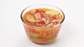 Рецепты с томатами, цукини и мясной гастрономией