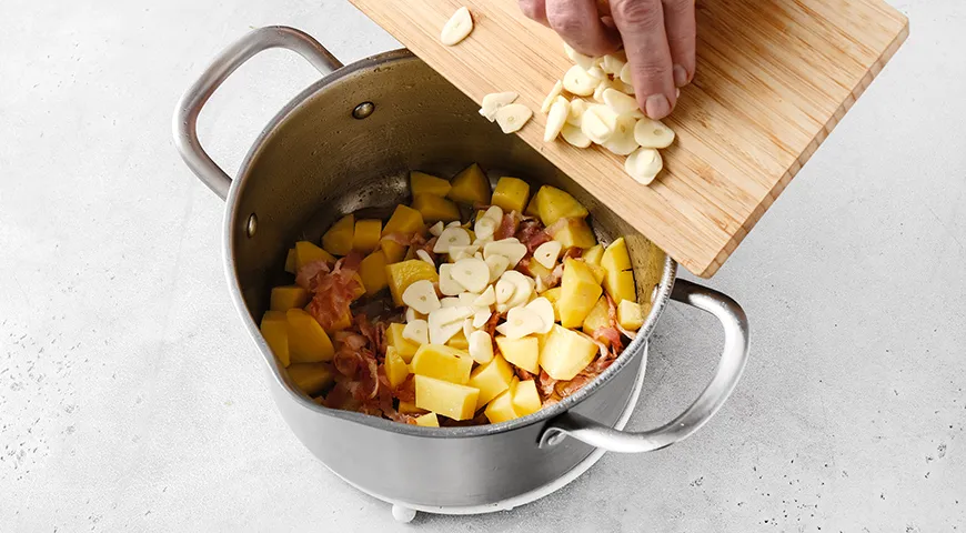 Чешский чесночный суп