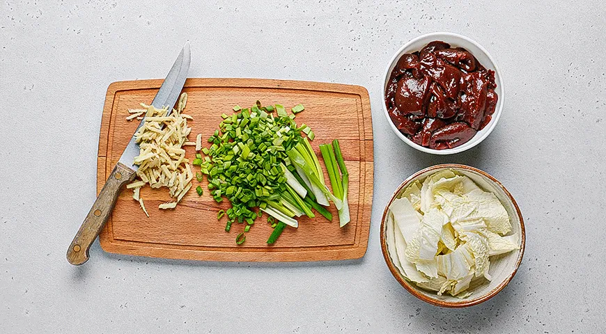 Суп с печенкой по-китайски