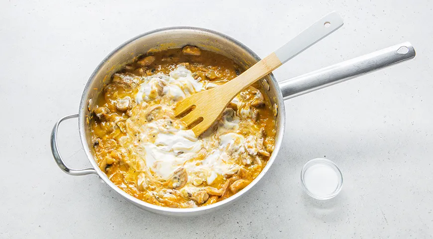 Грибная подлива из шампиньонов