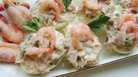 Рецепты с овощами, сыром сливочным и морепродуктами