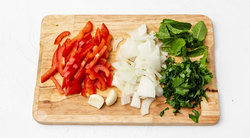 Кабачки с рисом и овощами