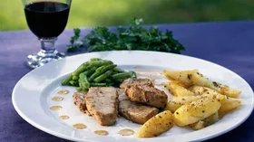 Свинина с коньяком