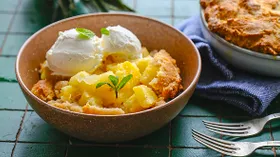 Ананасовый коблер