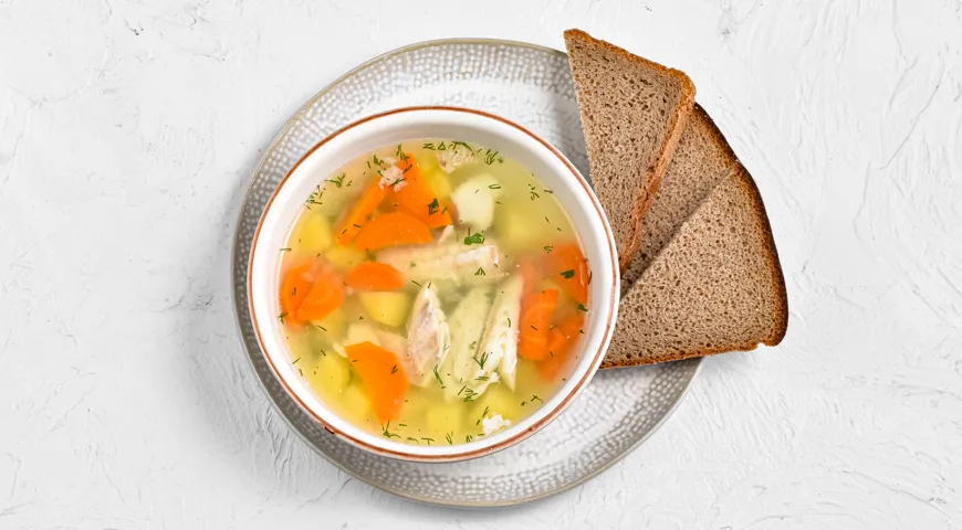 Уха из морского окуня