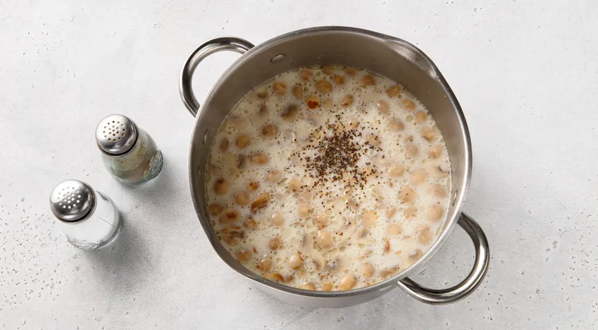 Грибной суп со сливками