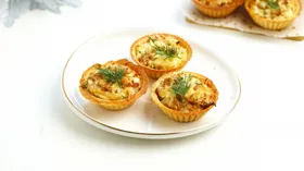 Тарталетки с тунцом на Новый год