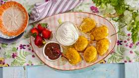 Мороженое в кукурузных хлопьях