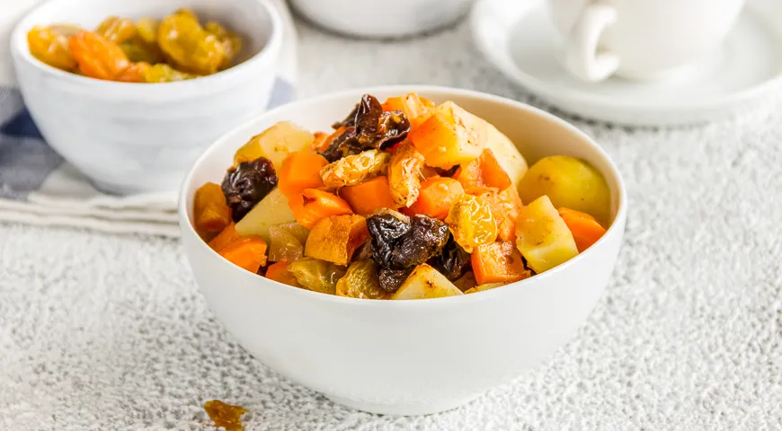 Рецепт еврейского цимеса с вареной морковью