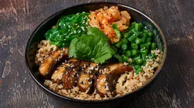 Рецепты с майонезом, морепродуктами и бобами