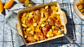 Рецепты на Новый год с яблоком и курятиной