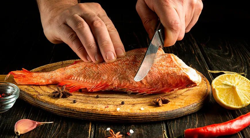 Морской окунь относится к диетическим продуктам с высокой биологической ценностью