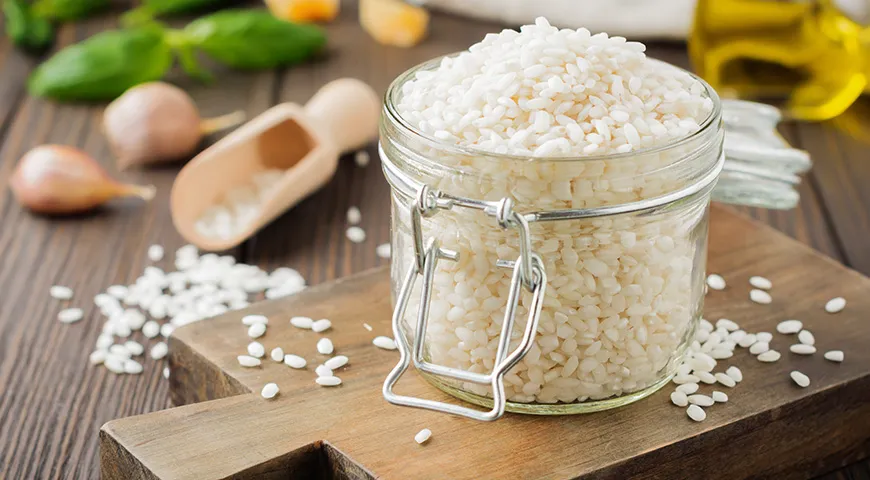Рис – ключевой ингредиент ризотто, и выбирать его стоит очень внимательно