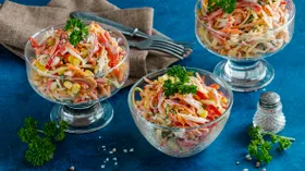 Рецепты с майонезом и салатом