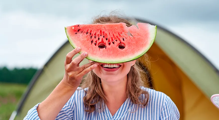 Арбуз — отличный источник утоления жажды