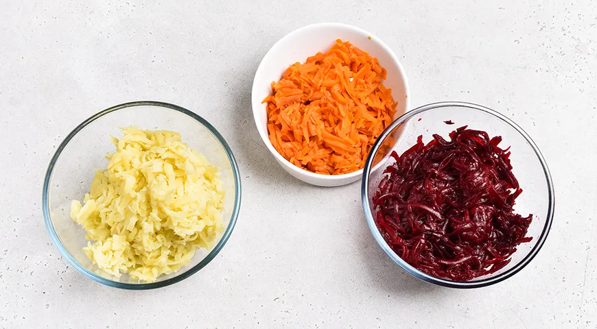 Салат «Вегетарианская шуба»