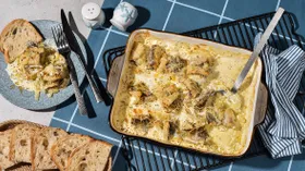 Рецепты с мукой, твёрдыми сырами и лимоном