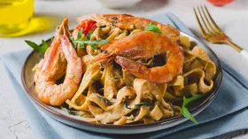 Паста с креветками: как просто приготовить блюдо, как в лучших ресторанах