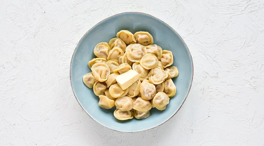 Заварное тесто для маленьких пельменей