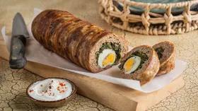 Мясной рулет «фальшивый заяц»