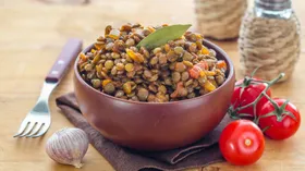 Рецепты с маслом оливковым, томатами и чечевицей