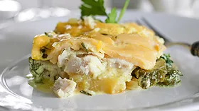 Рецепты с молочной продукцией, сырами и белой рыбой