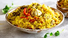 Плов с бобовыми