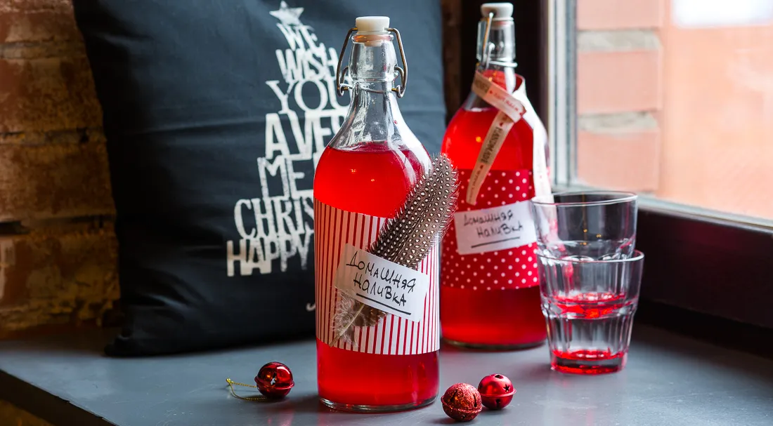 Домашняя наливка из брусники