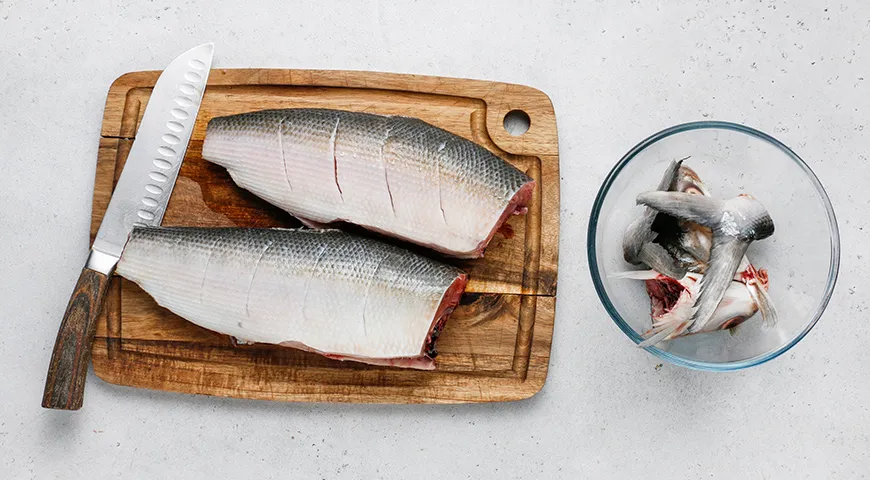 Молочная рыба, запеченная в фольге