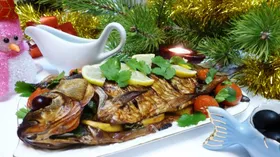 Рецепты с рыбой, черри и бобовыми