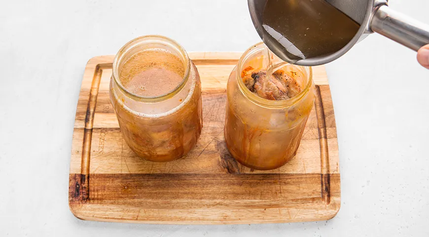 Домашняя тушенка из курицы (в духовке)