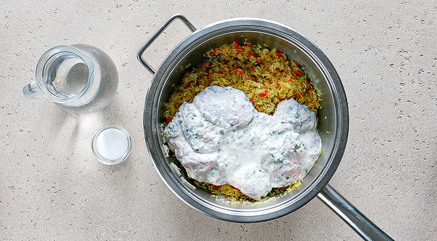 Бириани с курицей