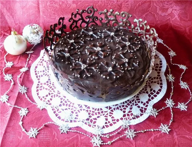 Готовим торт Новогодняя сказка