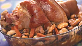 Рецепты с мясом, бобами и соусом томатным